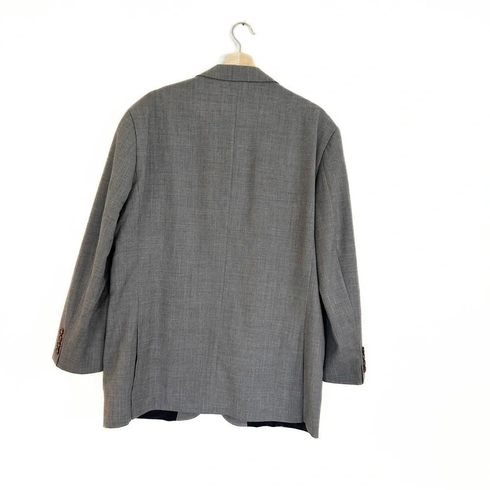 J.Crew Men’s Size 46R Gray Wool Thompson Modern Suit Blazer Sport Coat Jacket
